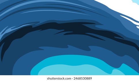 wave background illustration vector art