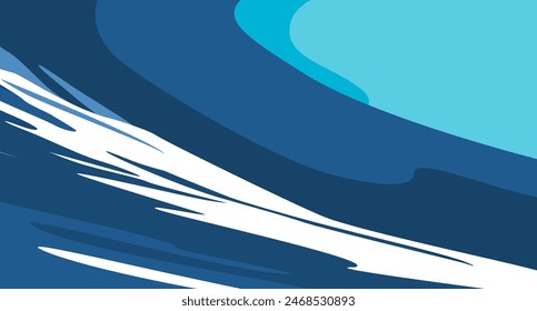wave background illustration vector art