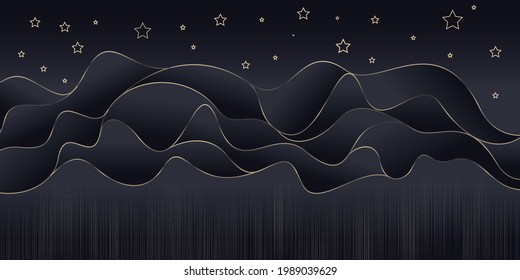 Wave background with modern colors. Abstract elements and dynamic shapes.
Vector illustration for banners, flyers and website.