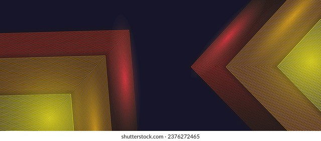 Fondo de onda. Fondo de presentación abstracto de líneas curvas modernas. El fondo del papel de lujo cortado. Decoración abstracta, gradiente de semitono, ilustración vectorial