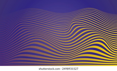 wave background title design earthtone