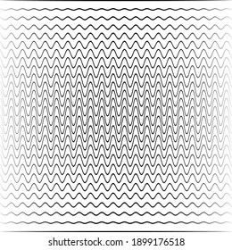 Wave background, transition of sound waves with different amplitudes and phases, attenuation propagation of radiowaves in space