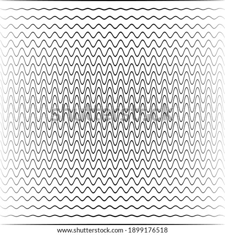 Wave background, transition of sound waves with different amplitudes and phases, attenuation propagation of radiowaves in space
