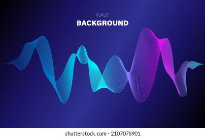 wave background vecktor illustration in eps