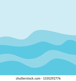 wave background vector  for business template