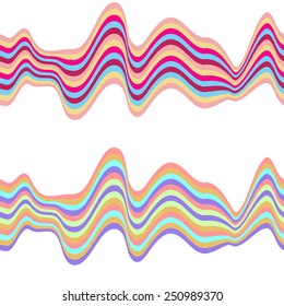 wave background. Vector illustration.