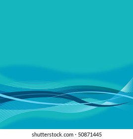 Wave Background Vector illustration