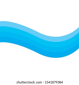 wave background vector illustration design  