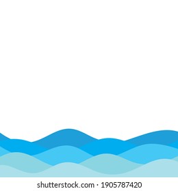 wave background vector illustration design template