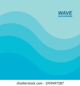 wave background vector illustration design 