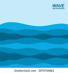 wave background vector illustration design