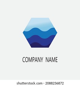 wave background vector illustration design icon logo template