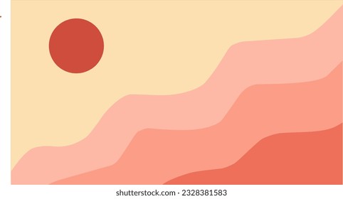 wave background vector illustration design Ideal for wallpaper, background, interior paintings, posters, covers or banners