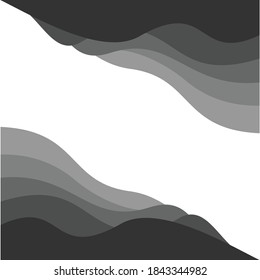 plantilla de ilustración vectorial de fondo de onda
