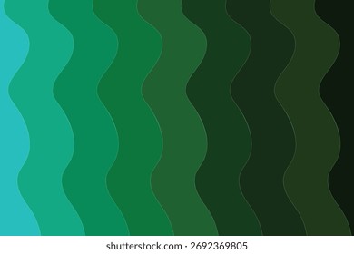 Wave background of verities color