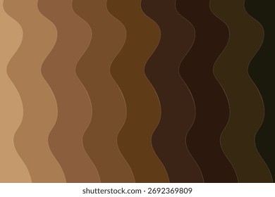 Wave background of verities color
