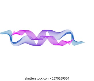 wave background for your business template - Vector