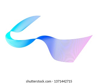 wave background for your business template - Vector