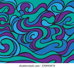 wave background,bright seamless abstract pattern.