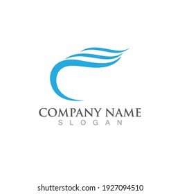  wave beach icon vector illustration design logo