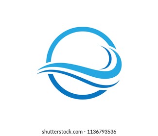 Wave beach logo