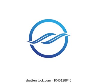 wave beach logo and symbol template icons app 