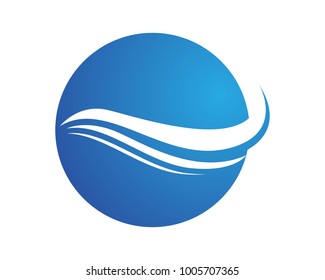 wave beach logos and symbols template icons app
