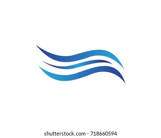 Wave Beach Paradise Logo Design Template Stock Vector (Royalty Free ...