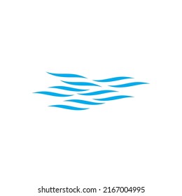 Wave beach vector illustration design logo