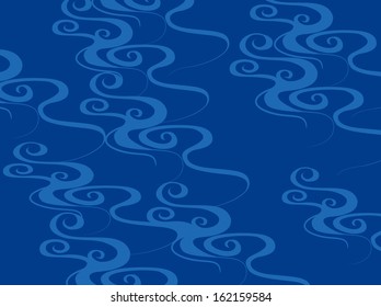 Wave of beautiful curve