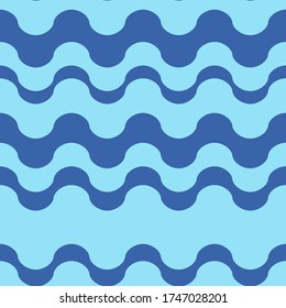wave blue rhythm pattern art