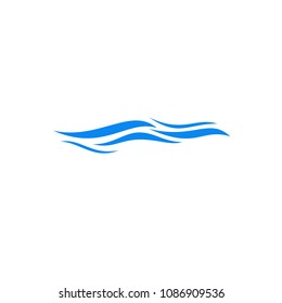 Wave blue sea vector