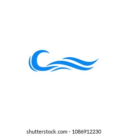 Wave blue sea vector