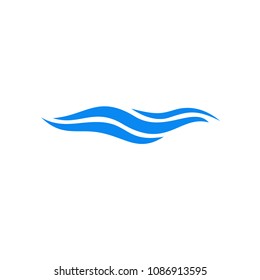 Wave blue sea vector