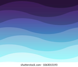 Wave blue sky and violet