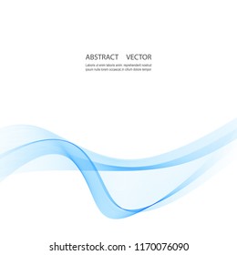 Ola de humo azul. Antecedentes abstractos. Elemento para el diseño