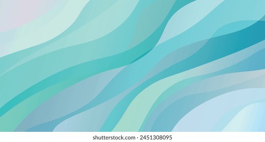 wave blue technology curved background