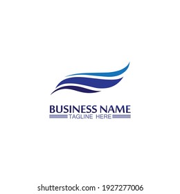 wave and blue Water abstract logo and  icon vector illustration design logo blue, sky, water drop