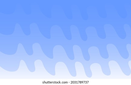 Wave blue white gradient abstract background.