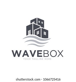 wave box real estate logo