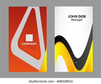 Wave Business Card Template

