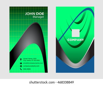 Wave Business Card Template
