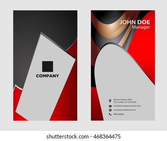 Wave Business Card Template
