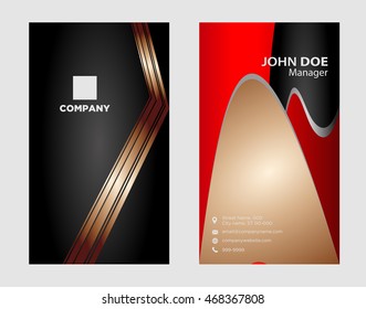 Wave Business Card Template
