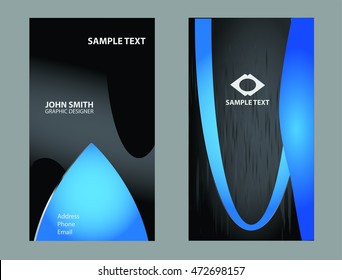 Wave Business Card Template
