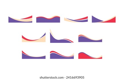 Wave Business Corner Shape Set