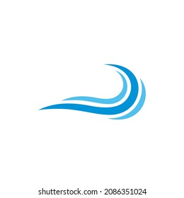 Wave can be use for icon, sign, logo and text
