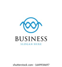 Wave Circle Abstract Modern Creative Business Logo