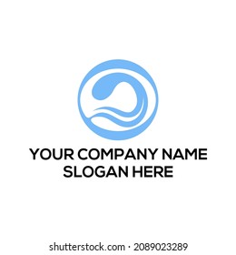 WAVE CIRCLE VARIATION LOGO DESIGN ICONIC 