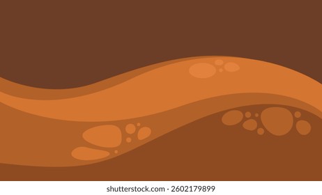 wave Coffee liquid abstract background